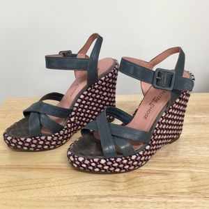 L' Autre Chose Patterned Wedges Size 36